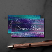 Glitzy Folie | Holografische Ombre Baby Boekaanvra Informatiekaartje