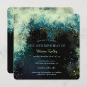 Glitzy Forest 30ste verjaardagsfeestje Kaart (Voorkant / Achterkant)