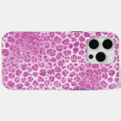 Glitzy Girly Pink Luipaard Print Case-Mate iPhone Case (Achterkant (horizontaal))