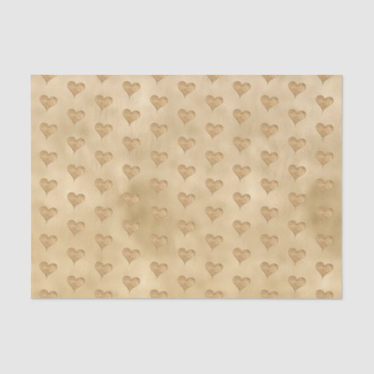 Glitzy Glitter Love Heart Tissuepapier (Voorkant)