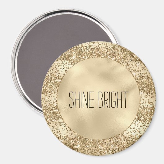 Glitzy Glitter Sparkle Confetti Shine Magneet (Voorkant / Achterkant)