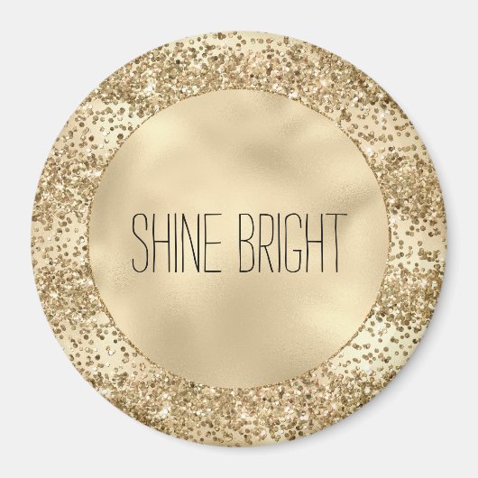 Glitzy Glitter Sparkle Confetti Shine Magneet (Voorkant)