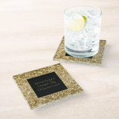 Glitzy Glitter Sparkle Glazen Onderzetter (Schuin)