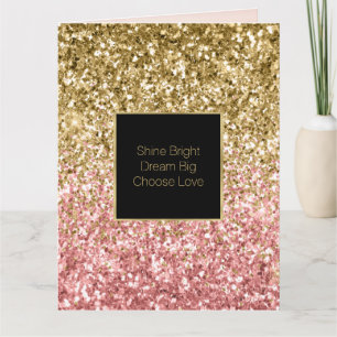 Glitzy Glitter Sparkle       Kaart