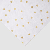 Glitzy Gold Confetti Tissuepapier (Detail)