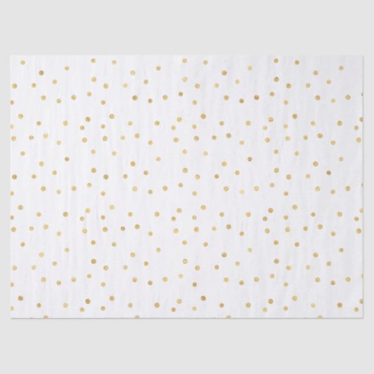 Glitzy Gold Confetti Tissuepapier (Voorkant)