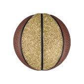 Glitzy Gold Glam Glitter Sparkle      Basketbal (Verticaal)