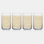 Glitzy Gold White Glam Parties scintillant Sparkle (Dos)