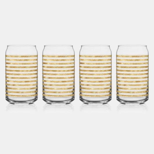 Glitzy Gold White Glam Parties scintillant Sparkle (Recto)