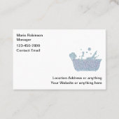 Glitzy Med Spas Cartes de visite de beauté (Dos)