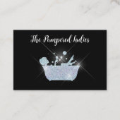 Glitzy Med Spas Cartes de visite de beauté (Devant)