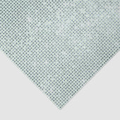 Glitzy Mint Sparkle Tissuepapier (Detail)