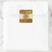 Glitzy Monogram Sticker Labels (Tas)