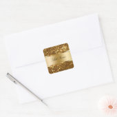 Glitzy Monogram Sticker Labels (Envelop)