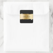 Glitzy Monogram Sticker Labels "monogram stad" (Tas)