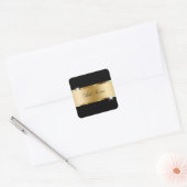 Glitzy Monogram Sticker Labels "monogram stad" (Envelop)