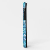 Glitzy Ocean Blue Glitter Case-Mate iPhone Case (Achterkant/links)