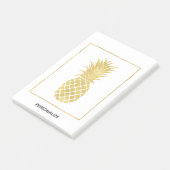 Glitzy Pineappels Post-it® Notes (Schuin)