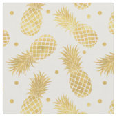 Glitzy Pineappels Stof (Close Up)