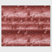 Glitzy Red Ombre Marble Cadeaupapier (Vlak)