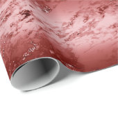 Glitzy Red Ombre Marble Cadeaupapier (Rol Hoek)