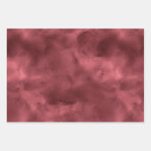 Glitzy Red Ombre Marble Inpakpapier Vel (Voorkant 3)