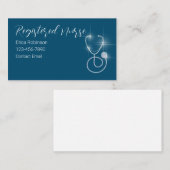 Glitzy Registered Nurse Simple Visitekaartje (Voorkant / Achterkant)