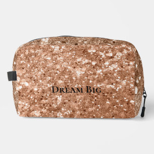 Glitzy Roos Gold Chunky Glitter Toilettasje