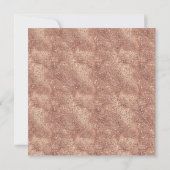 Glitzy - Rose Gold Bash Bach Invitation (Dos)