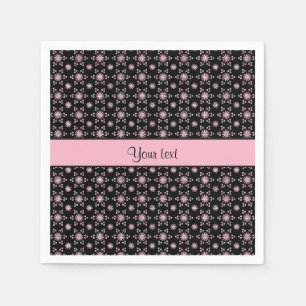 Glitzy Sparkly Lila Glitter Stars Servet