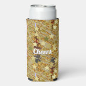 Glitzy Sprakling Any Age Birthday Abstract Pattern (Seltzer Achterkant)