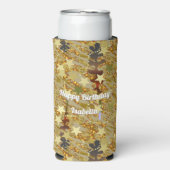 Glitzy Sprakling Any Age Birthday Abstract Pattern (Seltzer Voorkant)