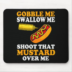 Glizzy Gobbler Grappige Glizzy Meme Hotdogliefhebb Muismat
