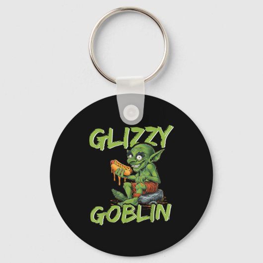 Glizzy Goblin Funny Glizzy Gobbler Hot Dog Lover  Sleutelhanger (Voorkant)
