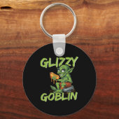 Glizzy Goblin Funny Glizzy Gobbler Hot Dog Lover  Sleutelhanger (Voorkant)