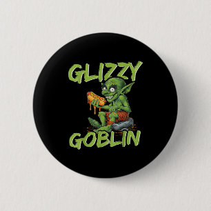 Glizzy Goblin Grappige Glizzy Gobbler Hotdog Liefh Ronde Button 5,7 Cm