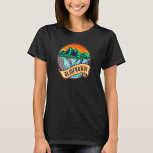 Gljufrabui Waterval Wandelingen IJsland Reizen T-shirt