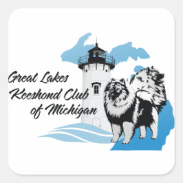 GLKCM Merchandise Vierkante Sticker