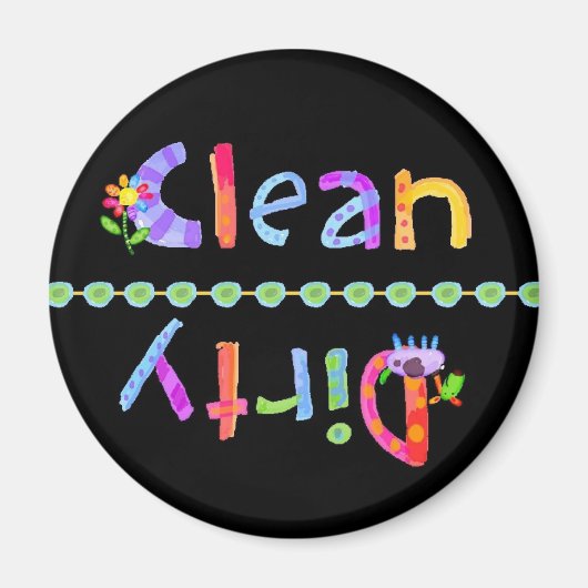 Glo Kids Clean Lave-vaisselle Magnet (Devant)