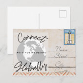 Globaal Briefkaart verbinden (Voorkant / Achterkant)