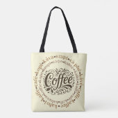 Globaal Coffee Circle Draagtas (Achterkant)