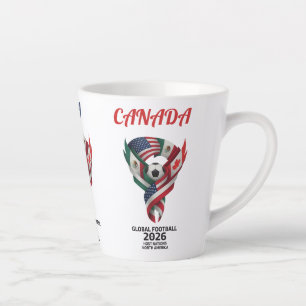 Globaal Voetbal Noord-Amerika 2026 Latte Mok