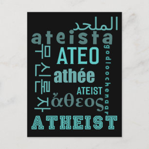 Global Atheists Briefkaart