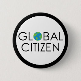 Global Citizen Button. Ronde Button 5,7 Cm