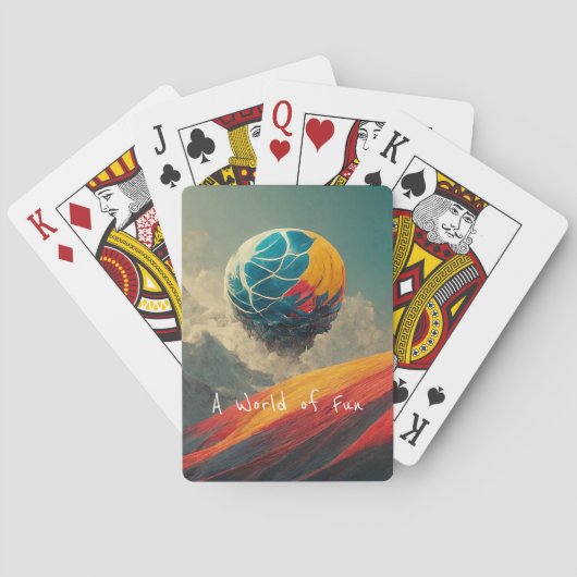 Global Cloud Pokerkaarten (Achterkant)