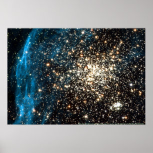Global Cluster NGC 1850 Poster