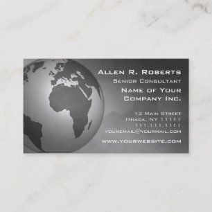 Global Corporate International Trading Company Visitekaartje