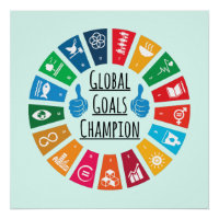 Global Goals Champion United Nations SDGs 2030