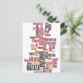 Global Groove: Hakuna Matata in elke taal Briefkaart (Staand voorkant)