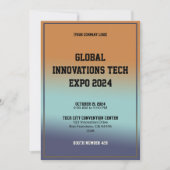 Global Innovations Tech Expo Invitation Card (Devant)